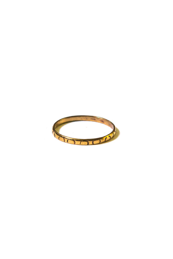 Recycled Brass Stacking Rings – Fair Trade, Nickel Free