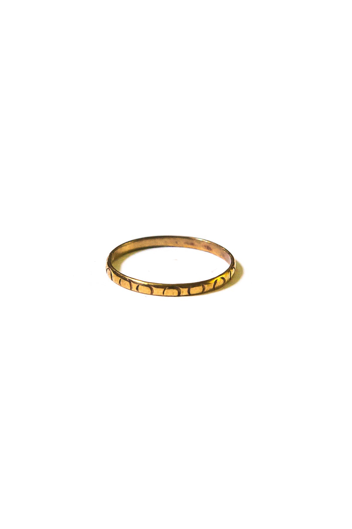 Recycled Brass Stacking Rings – Fair Trade, Nickel Free