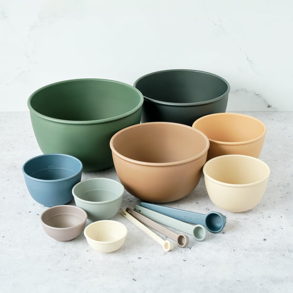 Astrik eco-friendly measuring cups and measuring spoons from the Bamboozle baking bundle