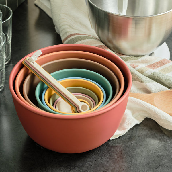 Bamboozle Astrik Mega Baking Bundle – Eco-Friendly Mixing Bowls, Measuring Cups & Spoons