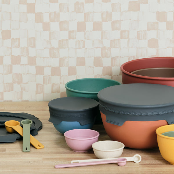 Bamboozle Astrik Mega Baking Bundle – Eco-Friendly Mixing Bowls, Measuring Cups & Spoons