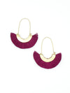 Fringe Hoop Earrings – Handcrafted, Ethical & Nickel-Free