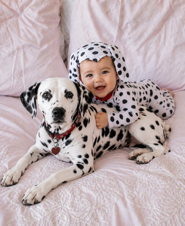 Baby Dalmatian puppy costume set by Band of the Wild