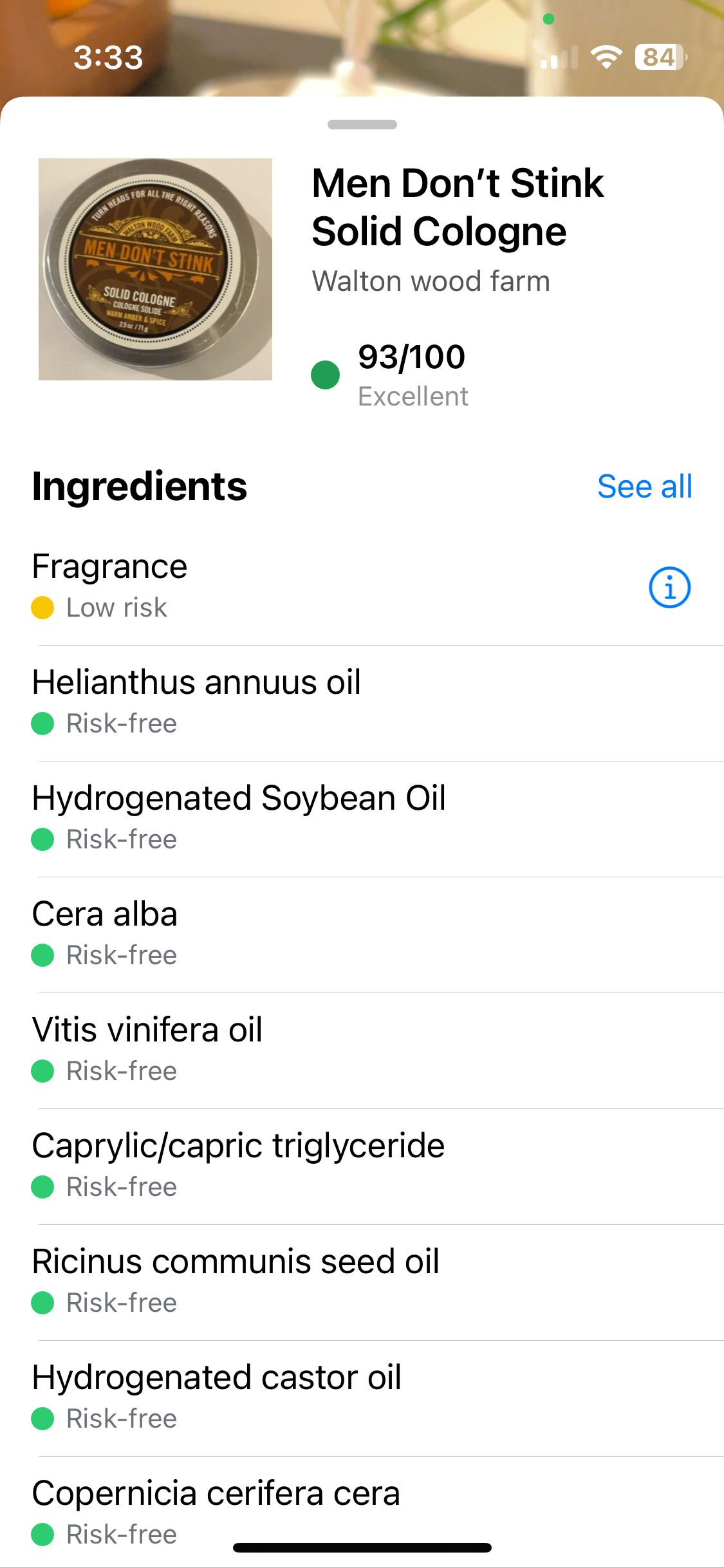 Men Don’t Stink - Solid Cologne 2.5 oz