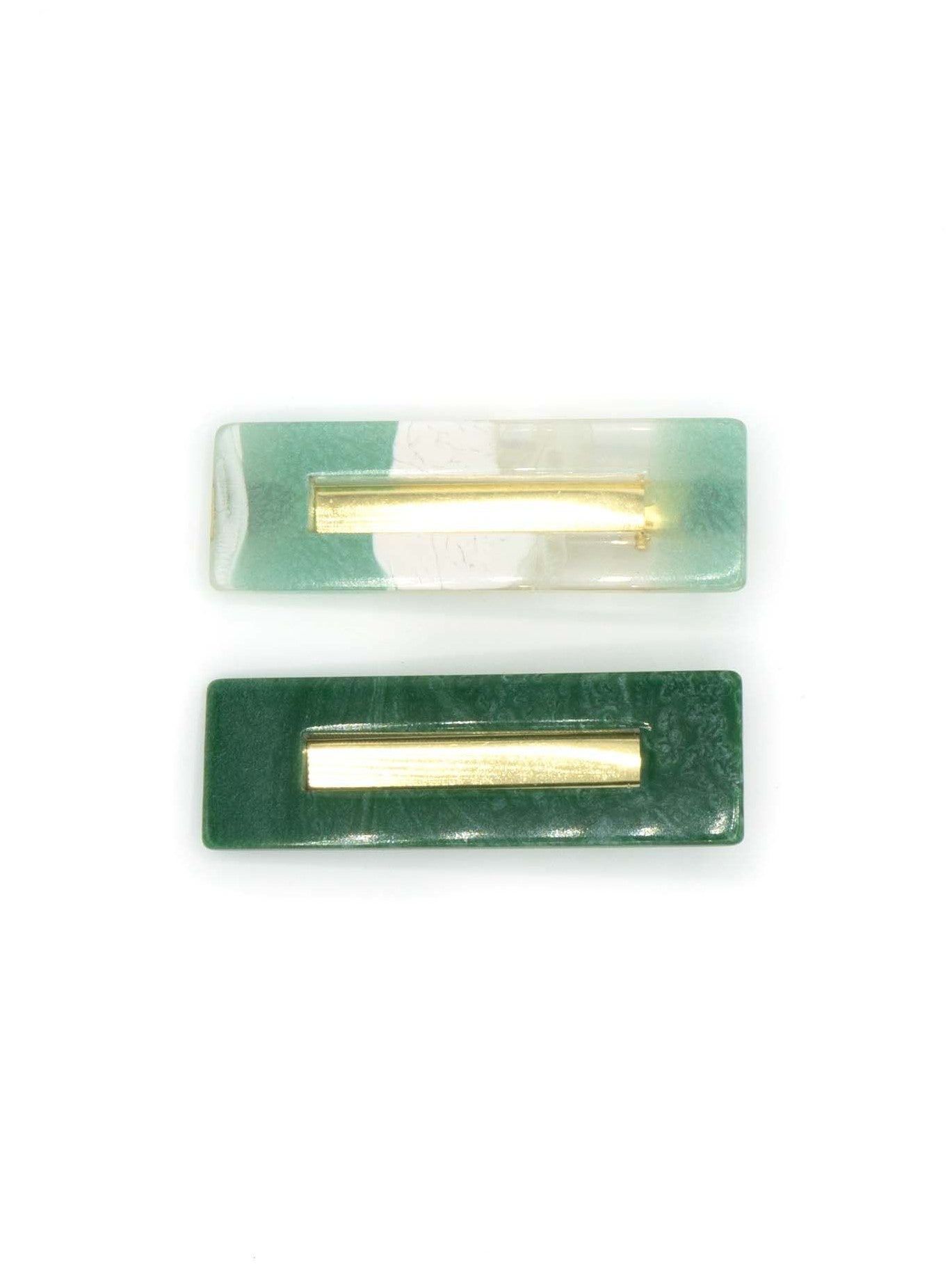 Ethically Made Resin Hair Clips | Fair Trade | Set of 2