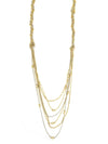 Braided Chain Necklace – Recycled Brass & Silver-Plated, Nickel-Free