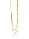 Braided Chain Necklace – Recycled Brass & Silver-Plated, Nickel-Free