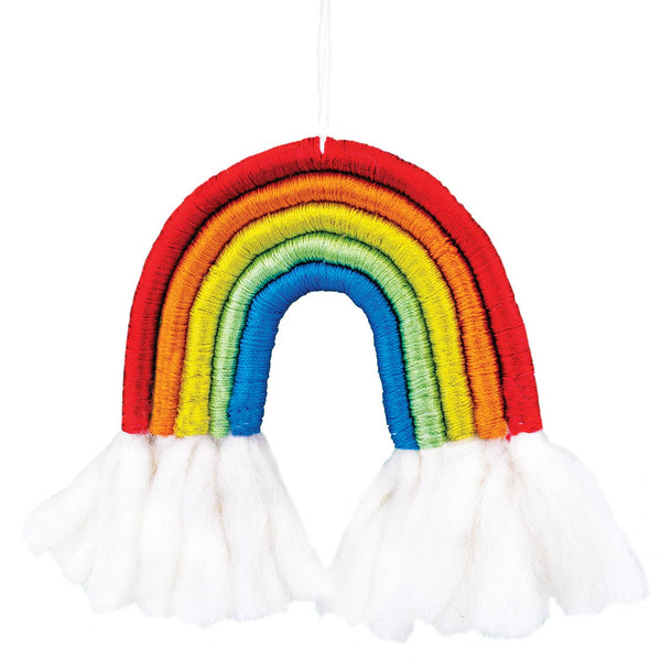 Wrap Rainbow Ornament by World Peaces with a Fair Trade Home and Garden tag and 3-inch hanging loop
