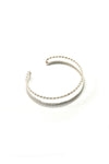 Twisted Cuff Bracelet – Fair Trade Recycled Metal, Brass or Silver-Plated