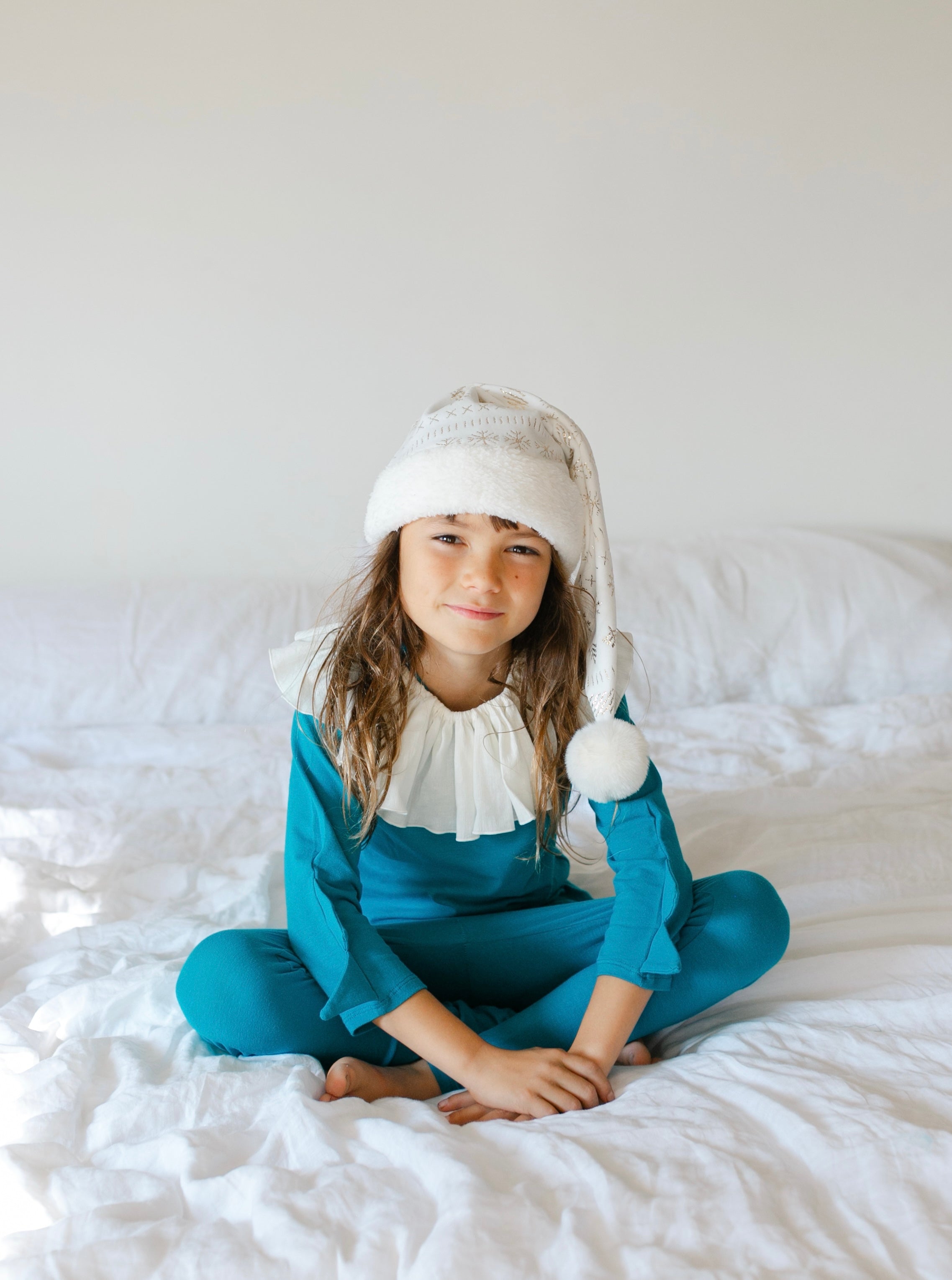 Jade Holiday Elf Pajama Costume - Cozy Cotton Kids Christmas PJs