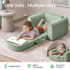 Tiny Land GentleSnug Kids Sofa Chair unfolded into a lounger for kids