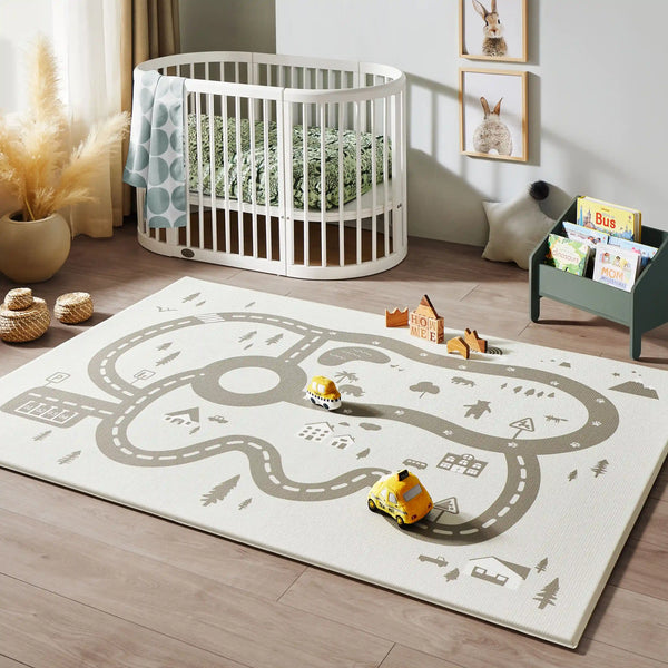 Tiny Land® Double-Sided Baby Playmat Urban Zoo Adventure : (Baby-Kids)