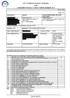 CPC (Children's Product Certificate) for Consumer Product Safety Improvement Act, with various fields filled out.