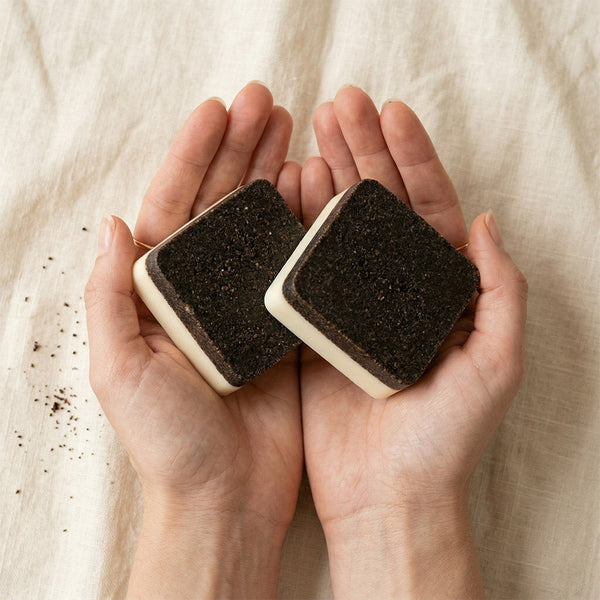 Double Shot 2-Pack | Upcycled Coffee Exfoliating Soap Set by 2nd Ground