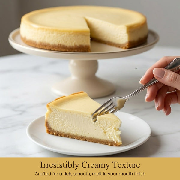 Andy Anand Sugar Free New York Cheesecake 9" – Diabetic-Friendly, No Preservatives (2 lbs)