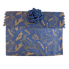 Navy reusable gift bow styled on an EverWrap EverBag for sustainable gift wrapping