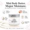 Organic Whipped Body Butter 2 oz – Travel Size for Dry Skin