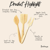 Bamboo Kitchen Utensil Set | 3 Pieces