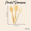 Bamboo Kitchen Utensil Set | 3 Pieces
