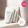 Two packages of Freedom Whole Body Deodorant Wipes on a light background