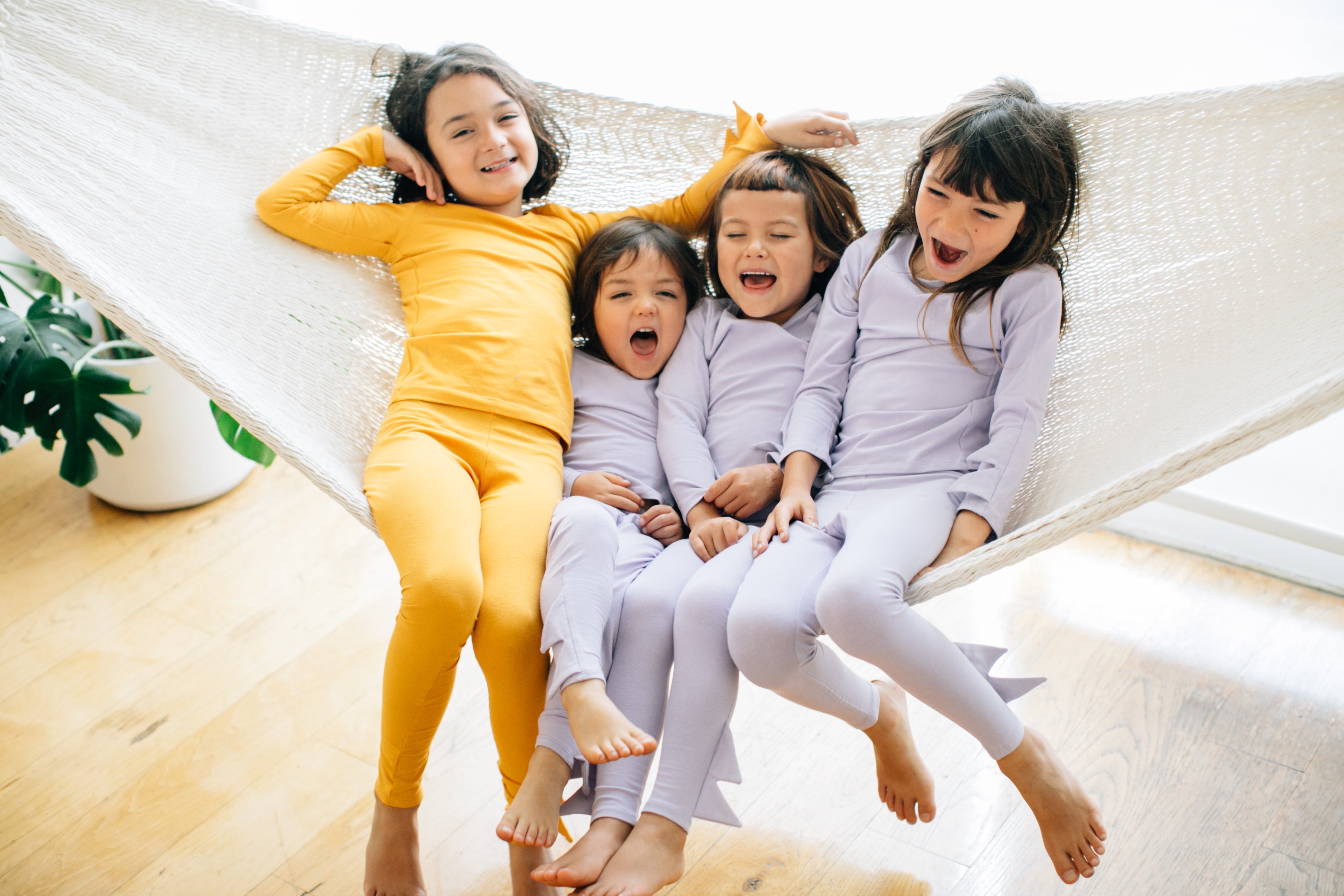 Ochre Pajama by Band of the Wild, made in California from deadstock cotton