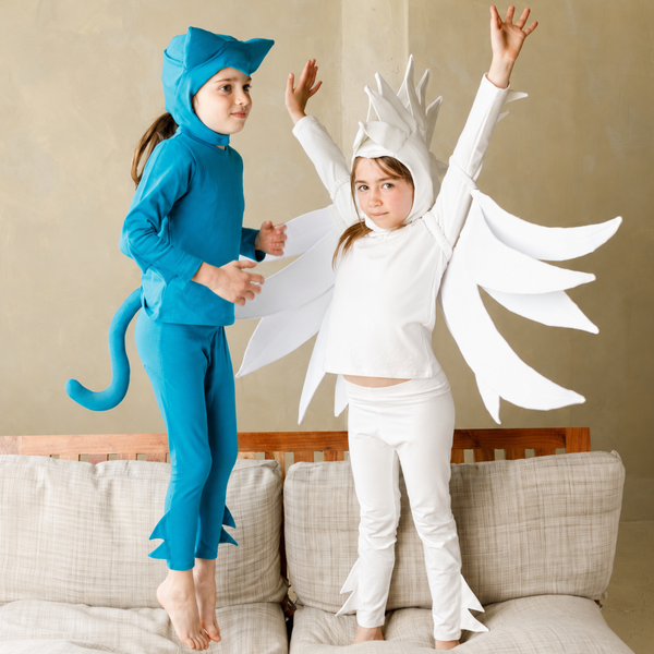 Blue Cat Pajama Costume for kids by Band of the Wild