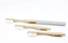 Replaceable Bamboo Toothbrush Aluminum Handle - Soft White Bristles