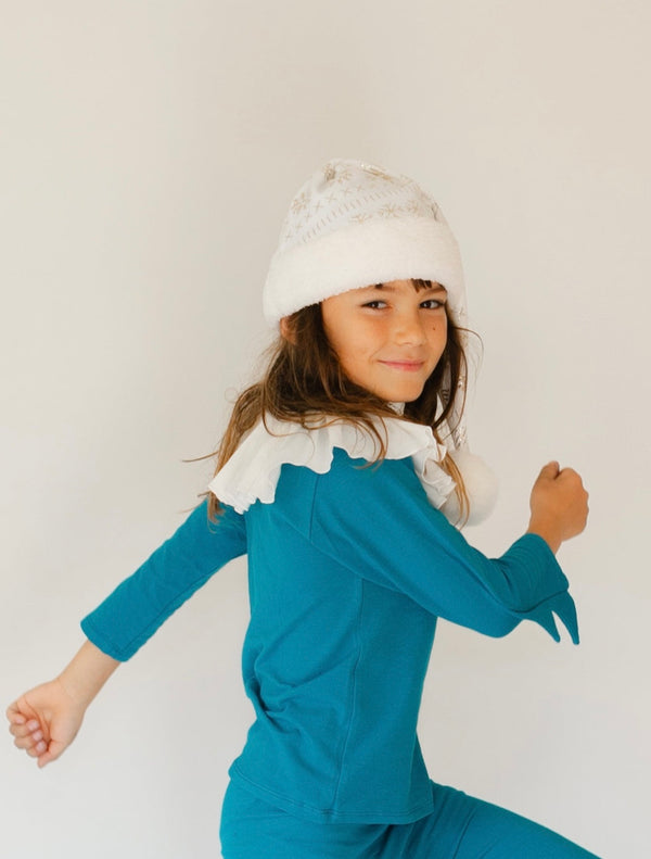 Kids Christmas pajama costume from the Jade Holiday Elf collection