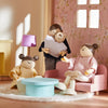 Baby stroller and dolls included with the Sweetwood Unicorn Dollhouse
