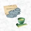 Bamboozle measuring cup and spoon duo with easy-to-read markings for accurate baking