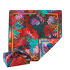 Rosebud furoshiki wrap styled as reusable zero-waste gift wrapping, made from mulberry silk, designed by Adam Klassen for Wrappr