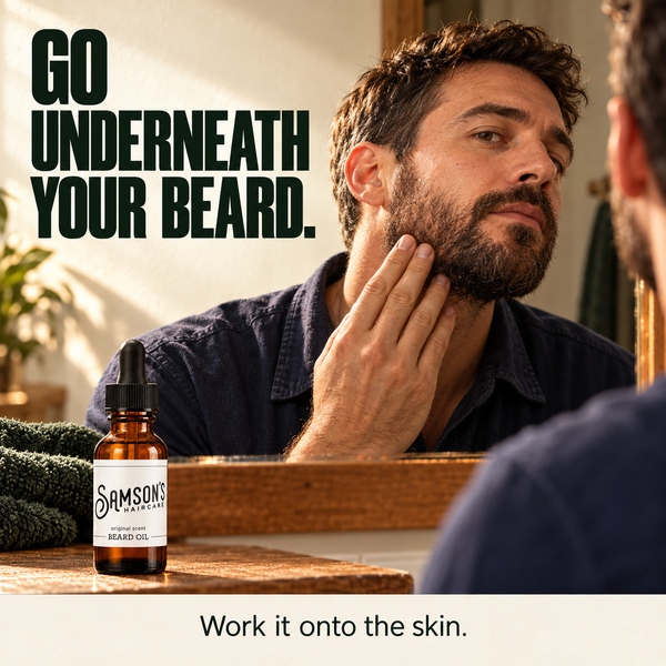 Samson's Beard Oil – Moisturising & Softening with Natural Oils