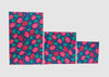 Meli Wraps Dragonfruit beeswax wrap folded for food storage