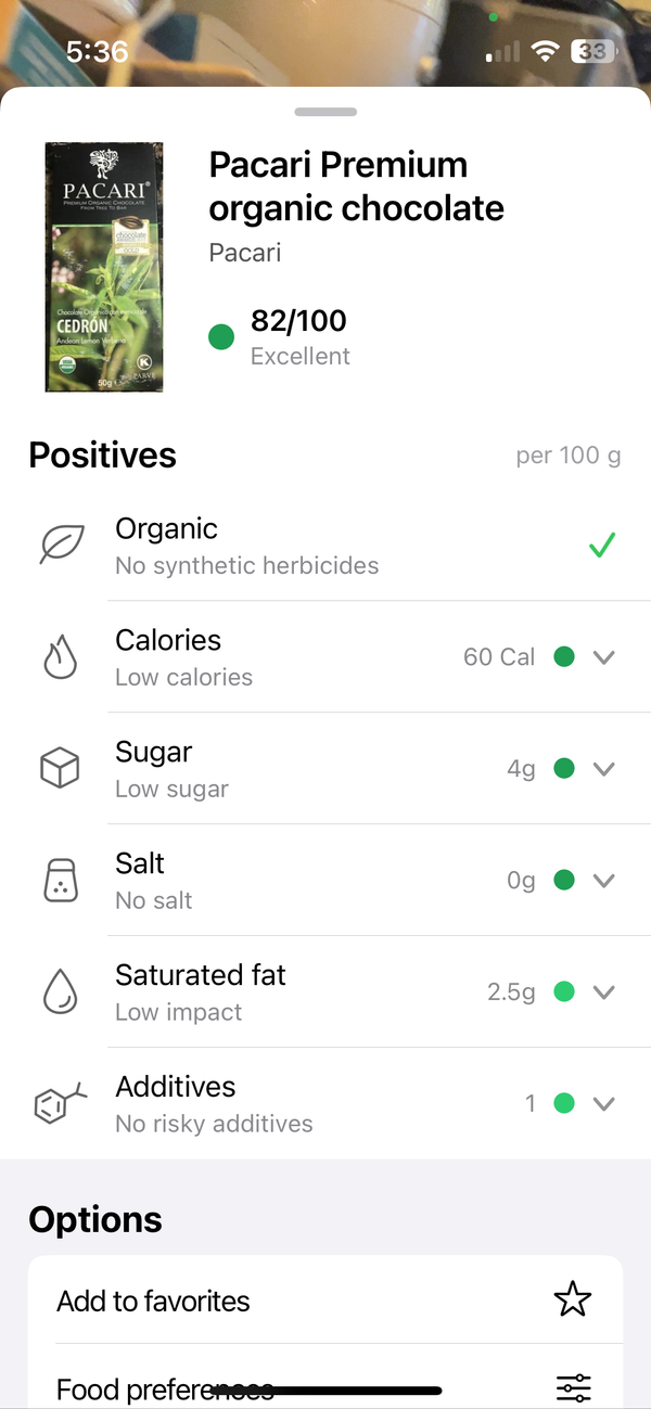 Lemon Verbena Organic Chocolate Bar