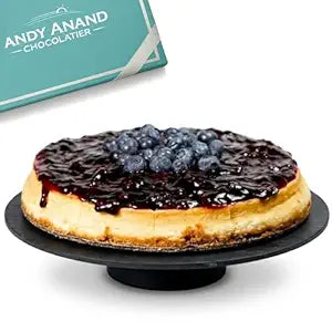 Andy Anand 9-inch sugar-free blueberry cheesecake with fresh blueberry topping, 2.6 lb