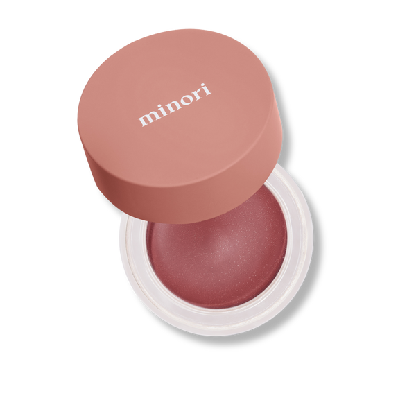 Minori Beauty Cream Blush lifestyle image – natural glowing complexion achieved with cream blush