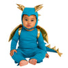 Baby Jade Dragon Costume with padded wings, front view
