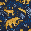 Reusable eco-friendly fabric gift bag by Hannah Pearlman shown styled with a gift inside