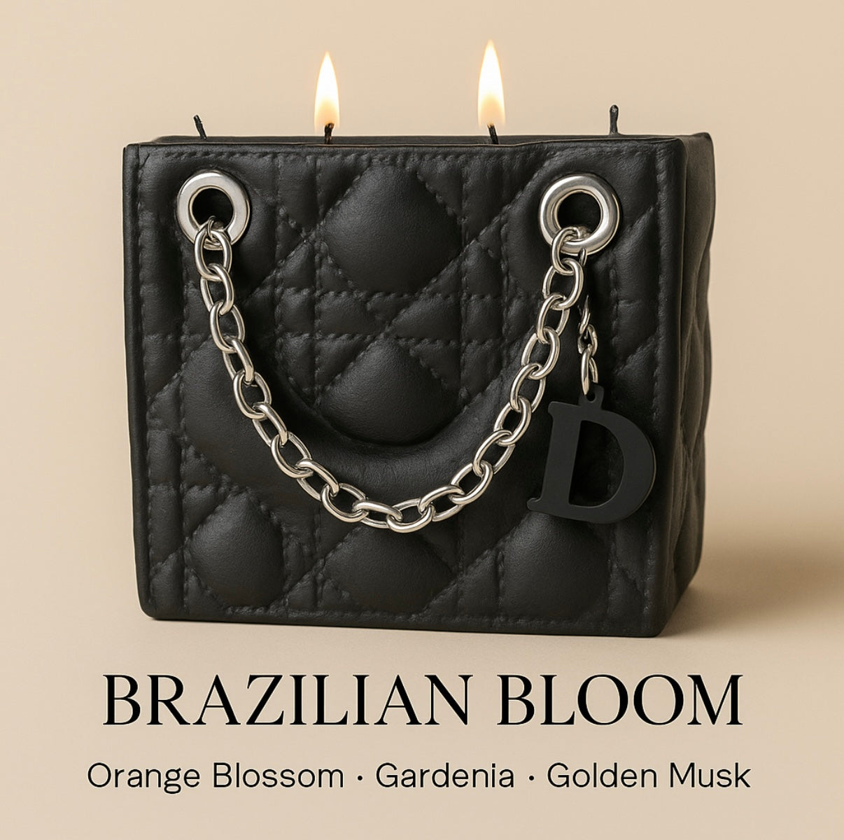 Luxurious Vegan Purse Candle: Long-lasting Fragrance & Home Decor (275 Hour Burn Time)