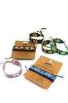 Elemental Woven Bracelet hand knotted cotton friendship bracelet by Fair Anita artisans in Peru