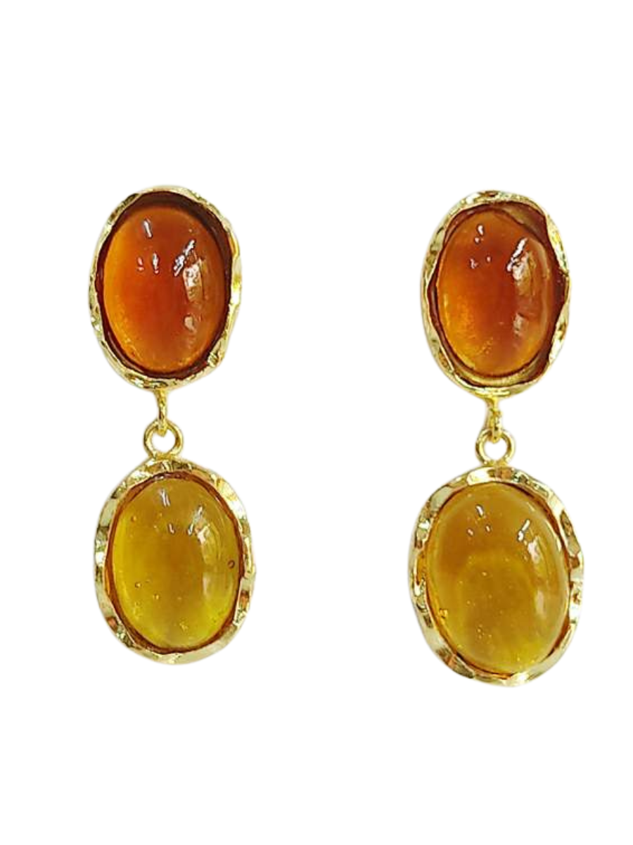 Fair Anita Retro Glitz Stud Earrings flat lay — sustainable jewellery gift made from recycled materials