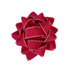 EverBow red reusable grosgrain ribbon bow for eco-friendly gift wrapping by EverWrap
