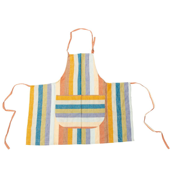 Add a splash of color to your kitchen with our beautiful handwoven Guatemalan apron. This stylish and functional apron is perfect for any home cook.