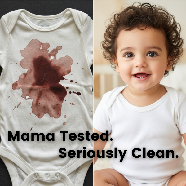 MamaP Laundry Detergent Sheets for Sensitive Skin – SLS-Free, Fragrance-Free