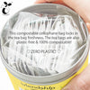 Close-up of natural abacá fiber tea sachets from Friendship Organics ginger cinnamon blend