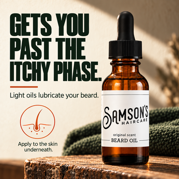 Samson's Beard Oil – Moisturising & Softening with Natural Oils