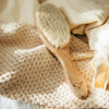 Plum+Sparrow Macadamia knitted baby blanket — a thoughtful baby shower gift