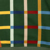 Mon Coeur Kids Fall Grid Sweatshirt detail showing classic grid pattern in rich autumn tones