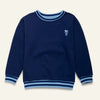 Mon Coeur Kids MC Navy Sweatshirt in organic and recycled cotton, sizes 1Y–12Y