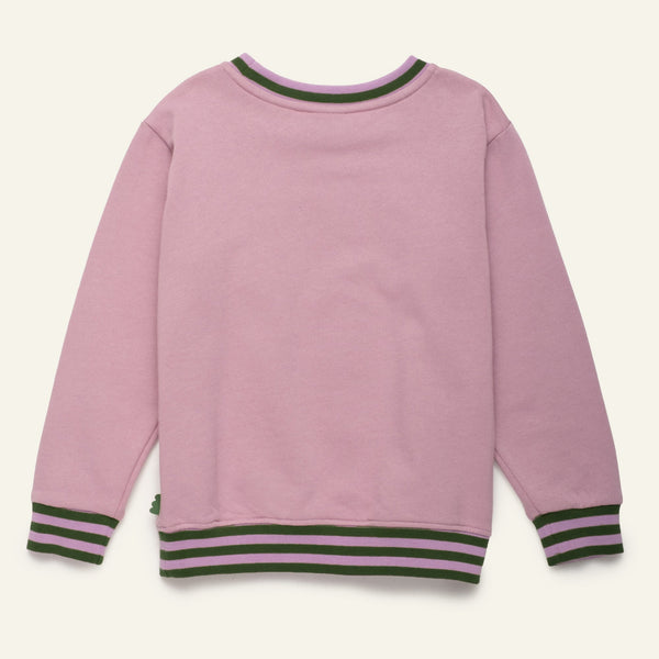 Mon Coeur Kids Purple Sweatshirt – Organic & Recycled Cotton